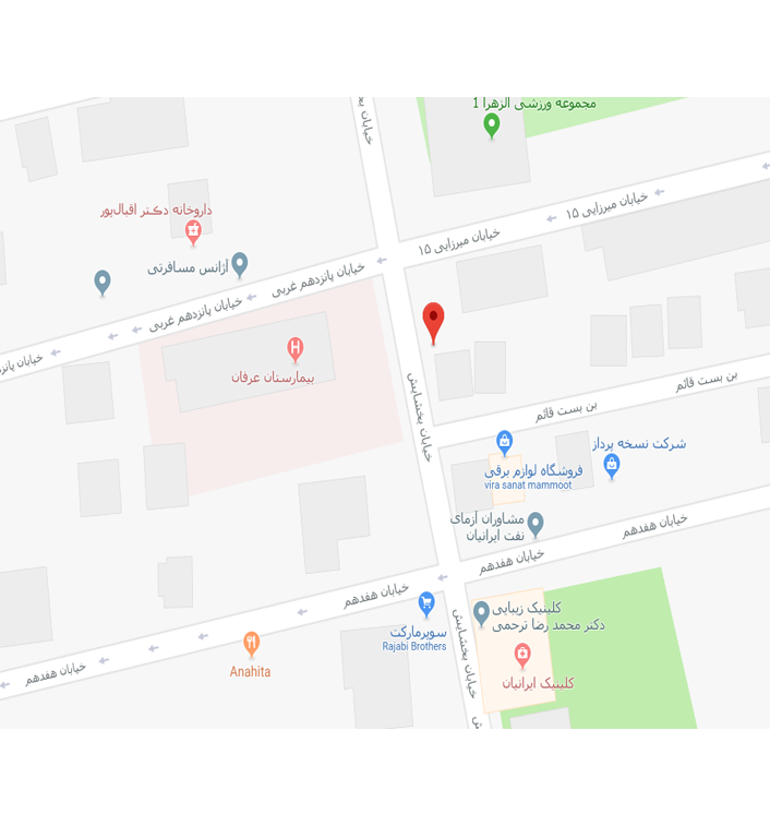 موقعیت مکانی پزشک نت نوبت