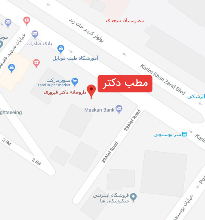 موقعیت مکانی پزشک نت نوبت