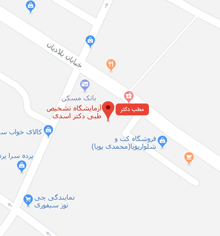 موقعیت مکانی پزشک نت نوبت