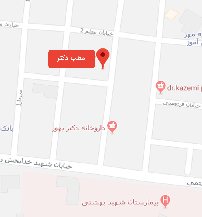 موقعیت مکانی پزشک نت نوبت